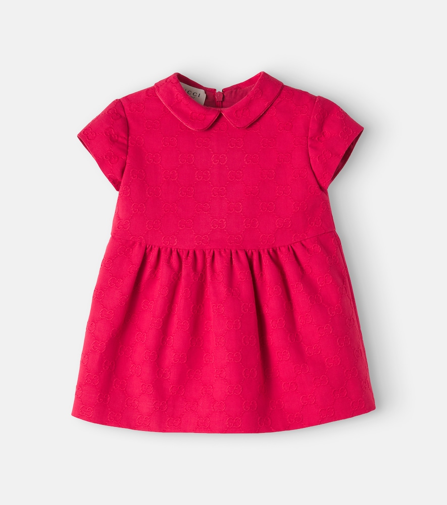 Baby – Abito GG in cotone jacquard