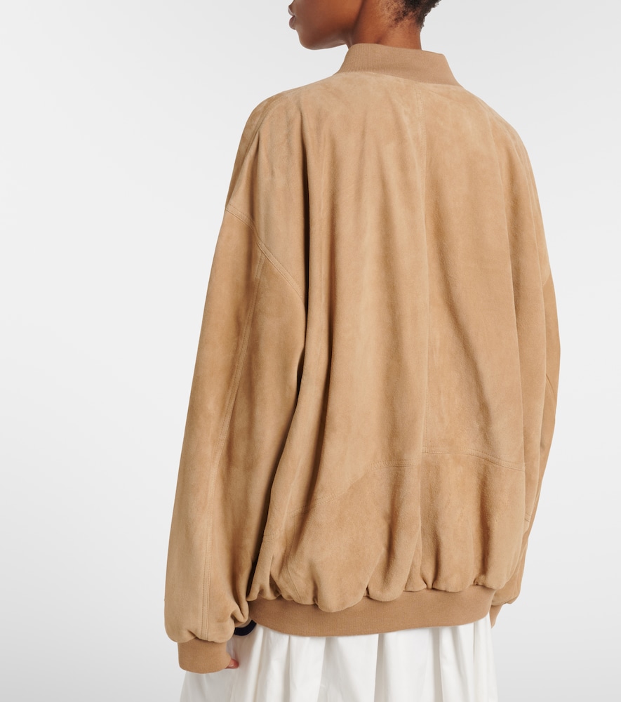  Prada Prada Bomberjacke Aus Veloursleder 