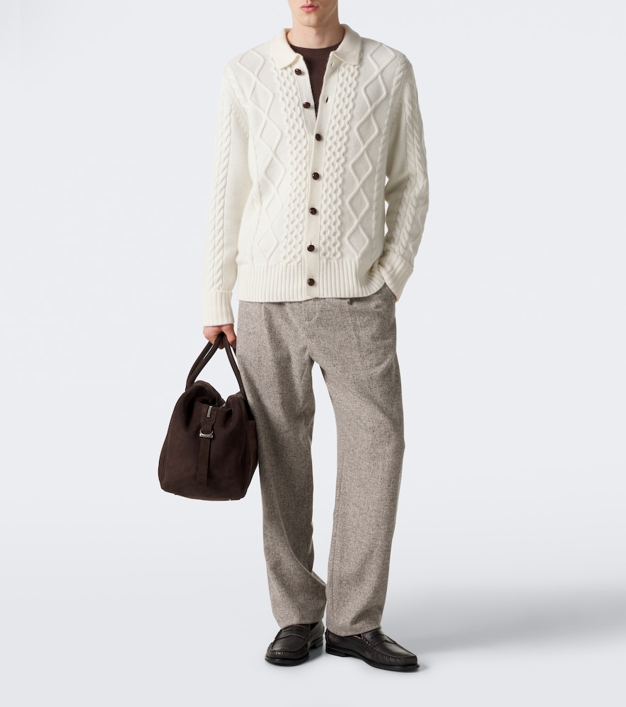 Mr Columbia Cable-Knit Cashmere Cardigan