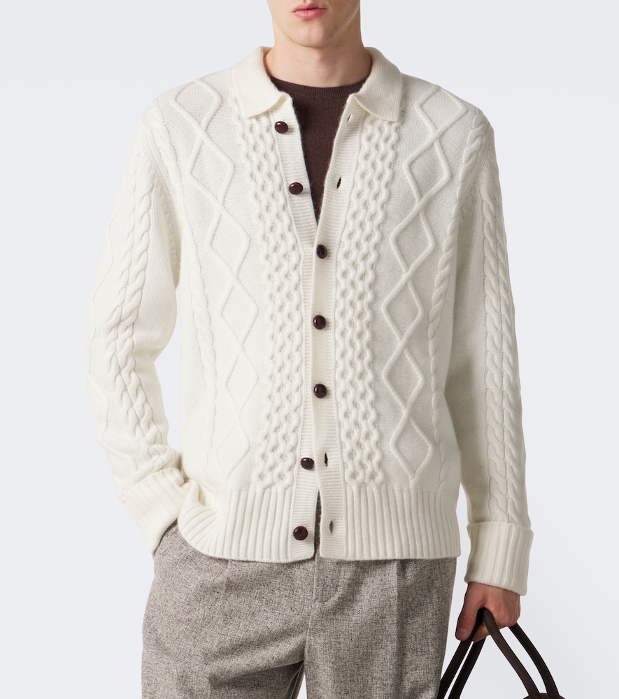 Mr Columbia Cable-Knit Cashmere Cardigan