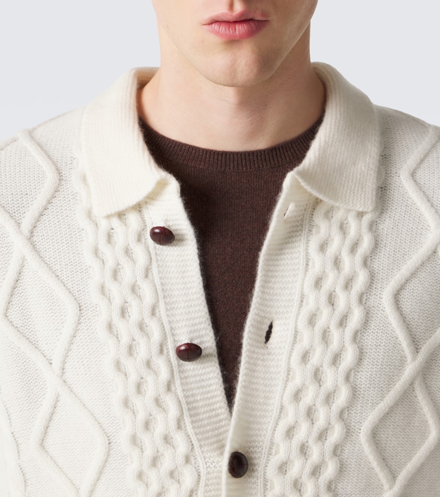 Mr Columbia Cable-Knit Cashmere Cardigan