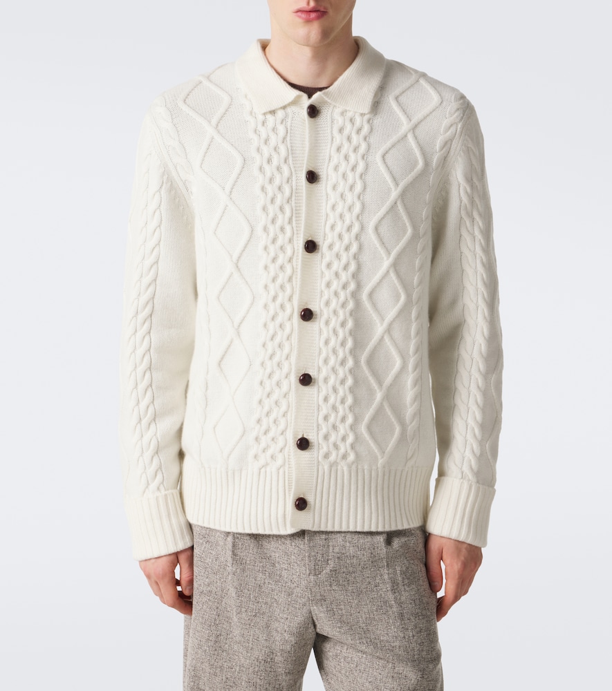 Mr Columbia Cable-Knit Cashmere Cardigan