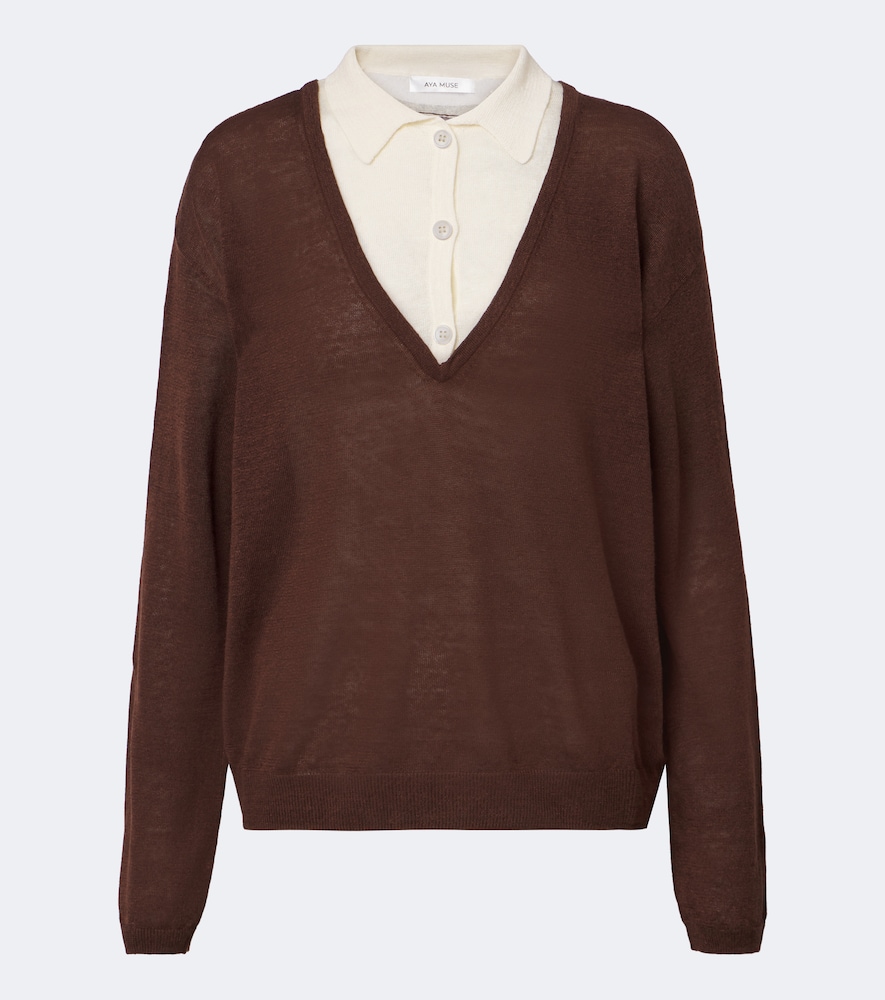 Aya Muse Pull Eirae en lin mlang 550 €
