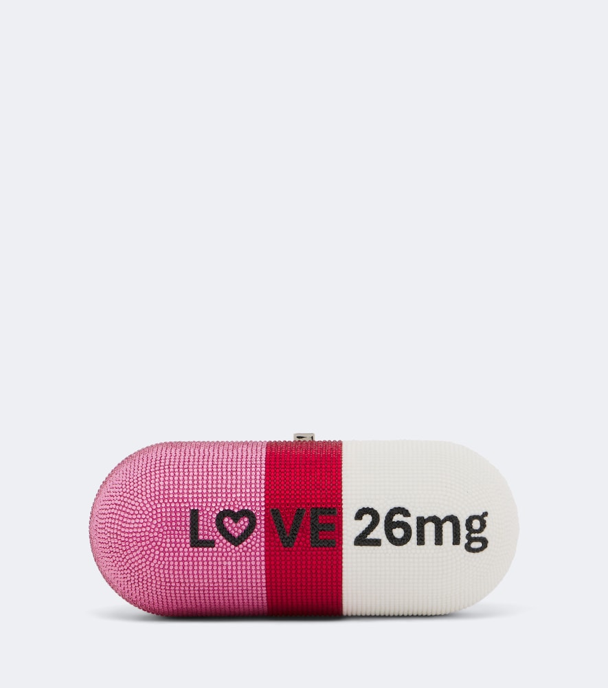 Verzierte Clutch Love Pill Capsule