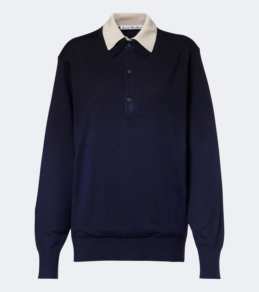 Polopullover aus Seide, Wolle und Kaschmir