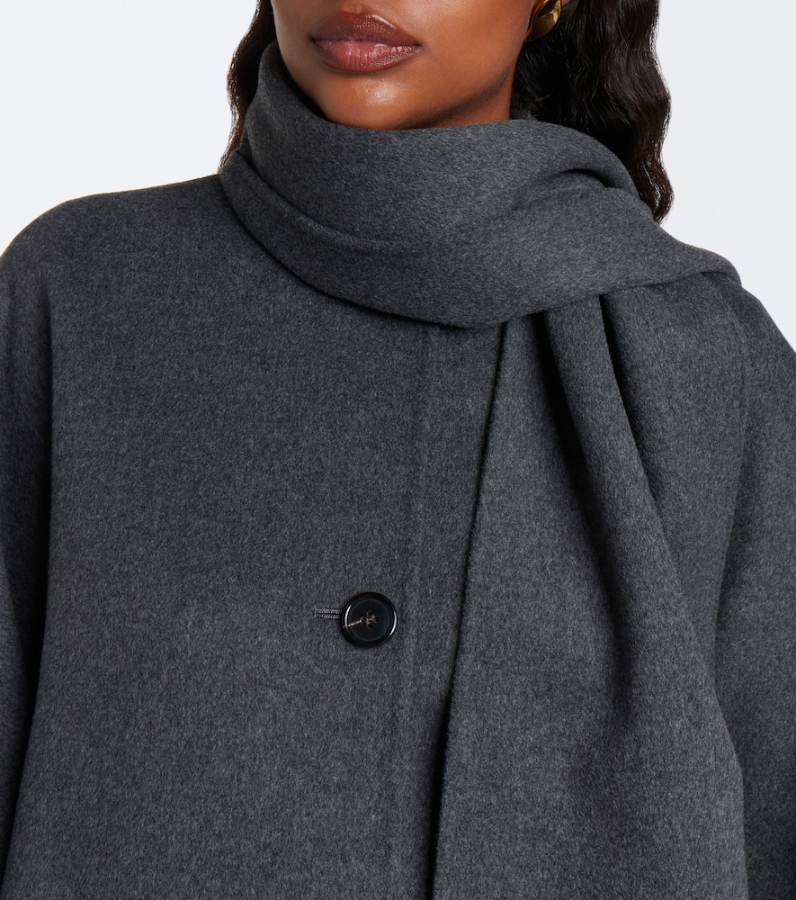 'S Max Mara Scarf-Detail Virgin Jacket