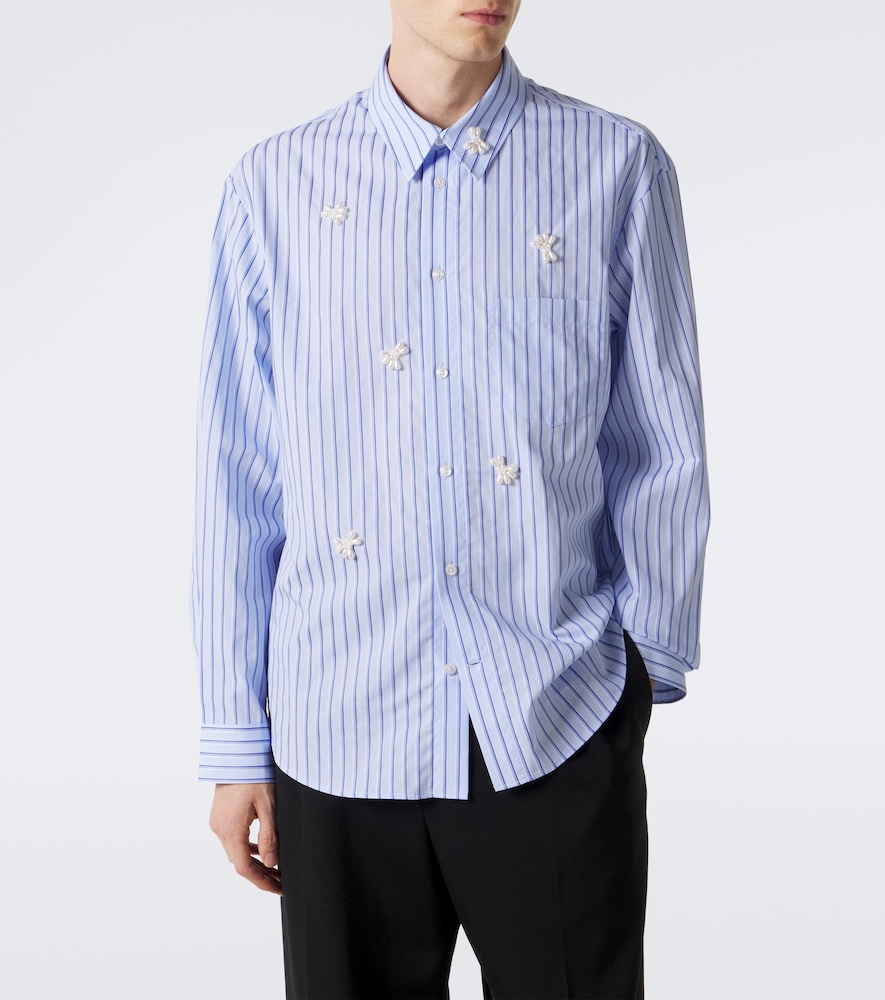 Striped Cotton Poplin Shirt