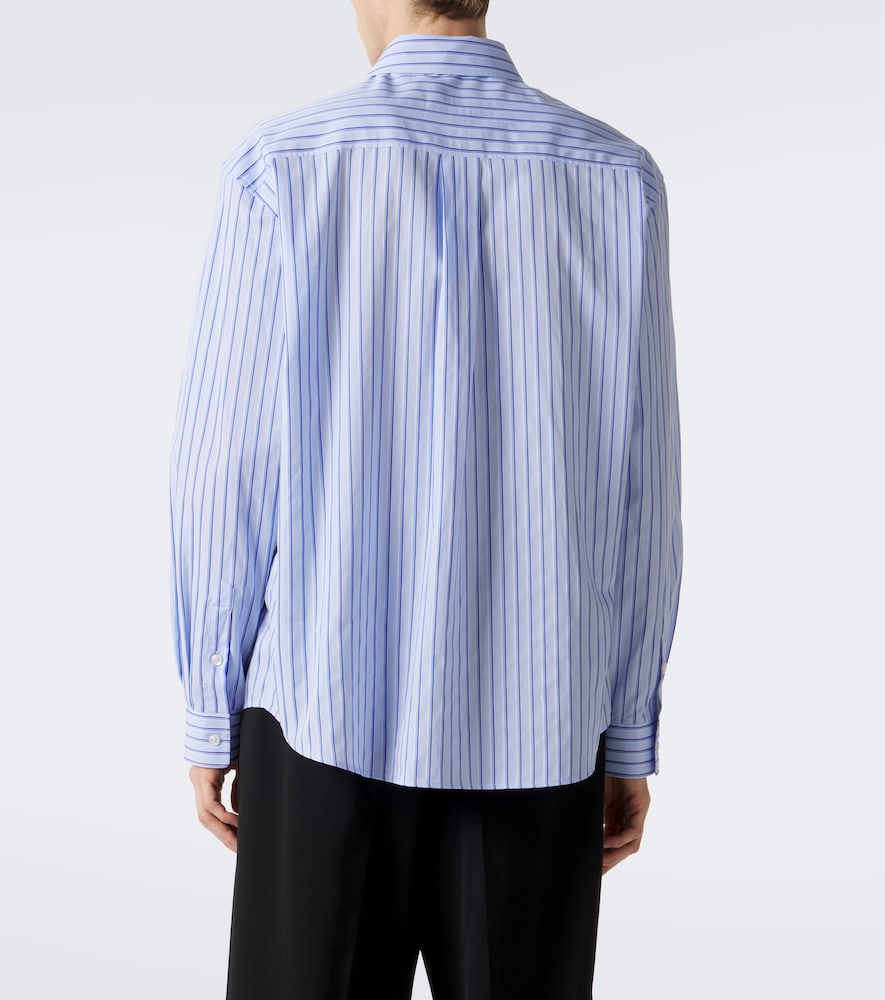 Striped Cotton Poplin Shirt