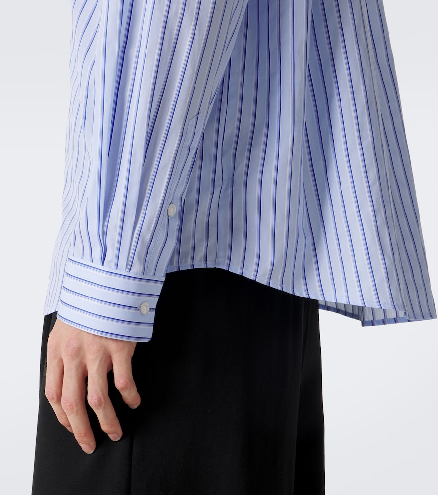 Striped Cotton Poplin Shirt