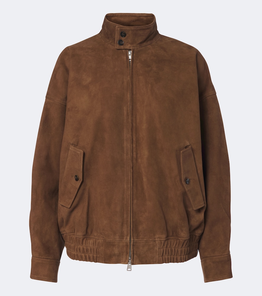 Agolde Giacca blouson Blair in suede