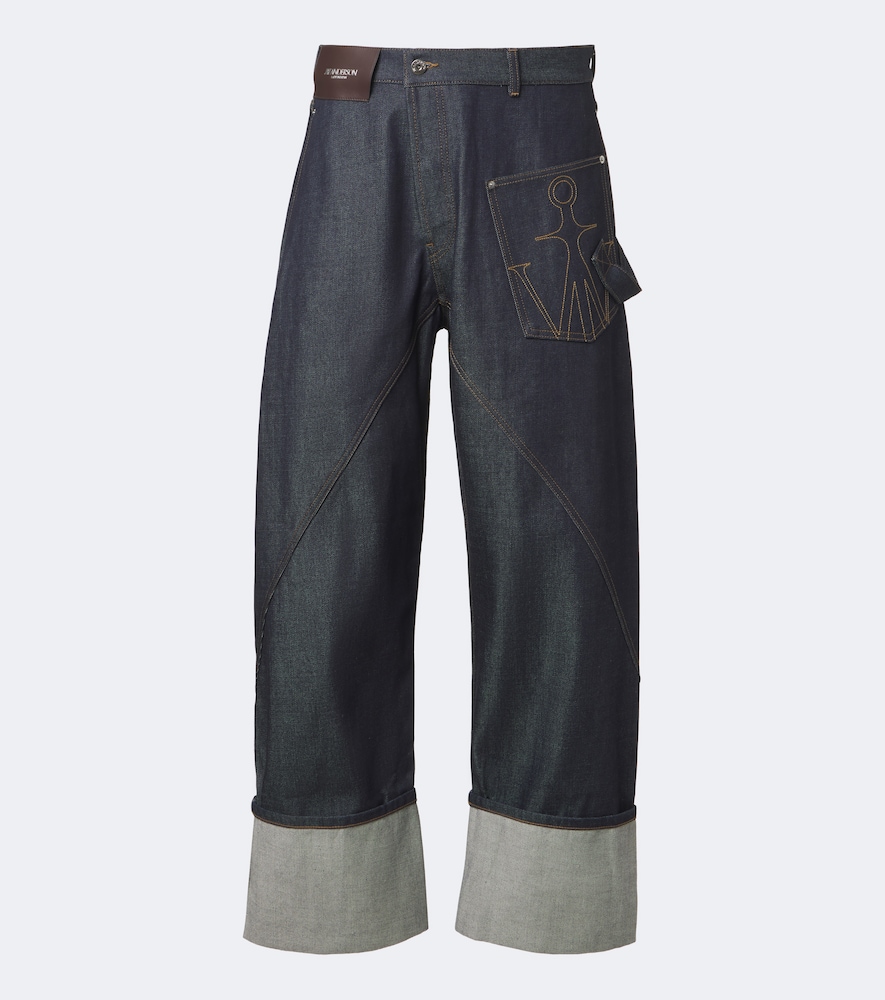 JW Anderson Jean wide à broderies