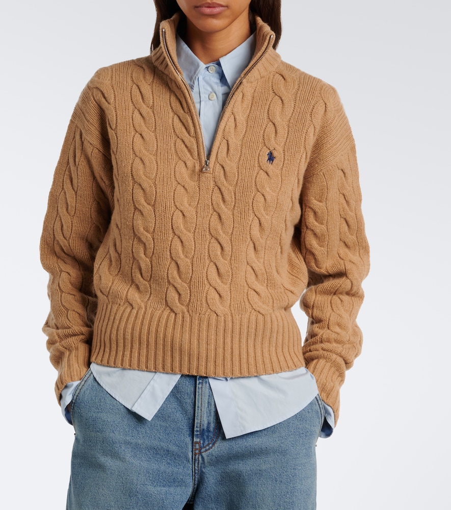 Polo Ralph Lauren Cable-Knit Wool And Cashmere Sweater