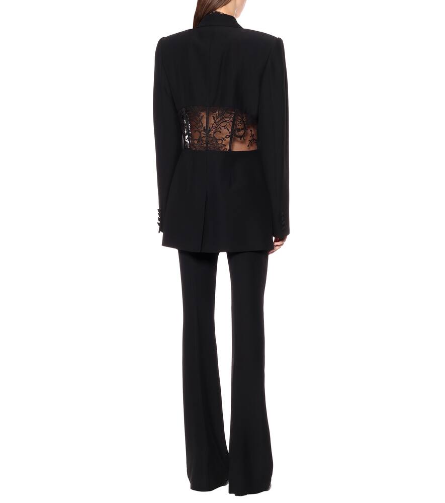 ALEXANDER MCQUEEN Embellished single-breasted blazer,P00436689