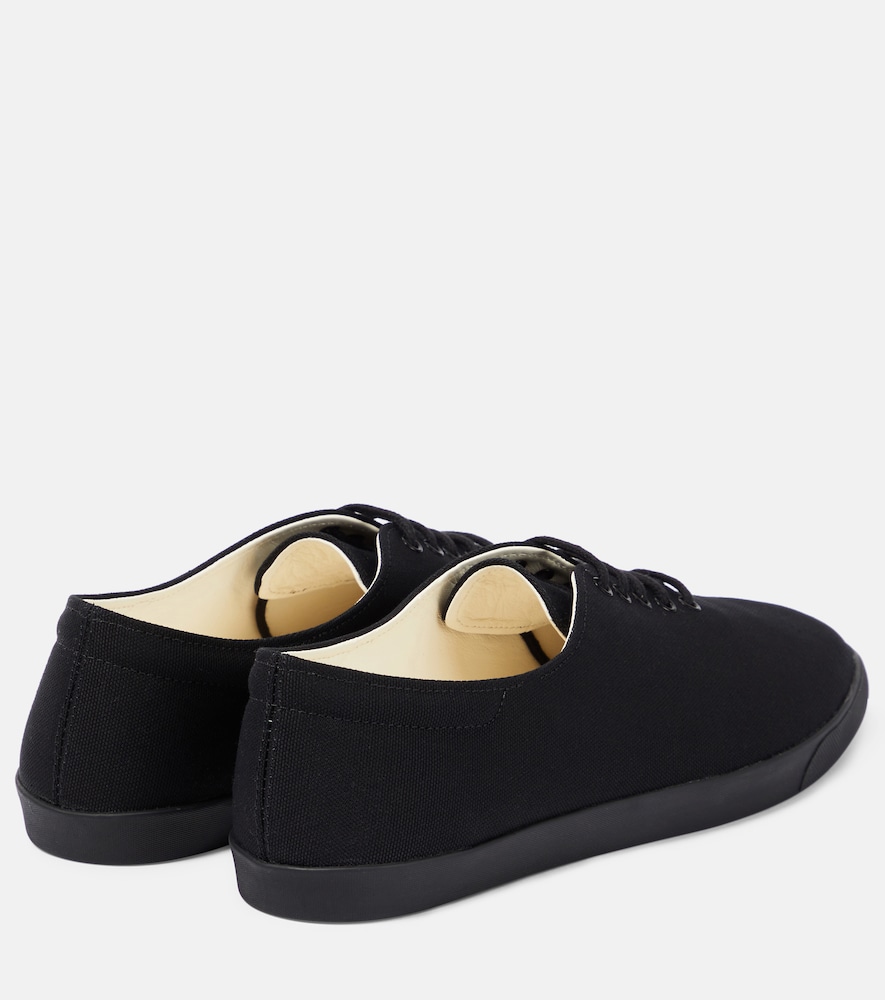 The Row Sam canvas low-top sneakers | Smart Closet