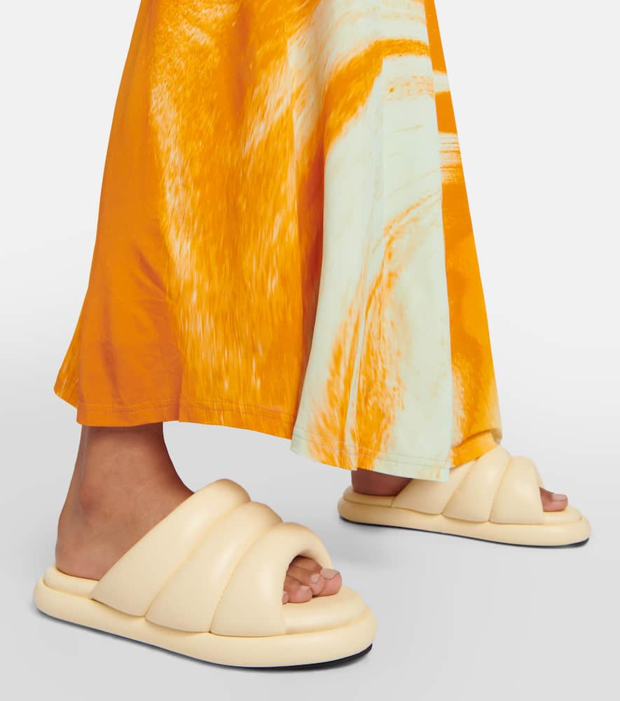 Proenza Schouler Woman Sandals Sand Size 6 Leather In Champagne