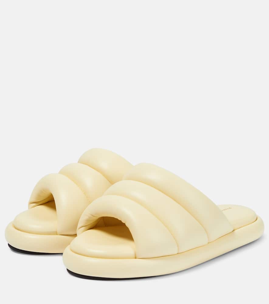 Proenza Schouler Woman Sandals Sand Size 6 Leather In Champagne