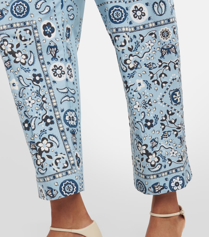  Tory Burch Tory Burch Printed Cotton Jumpsuit 