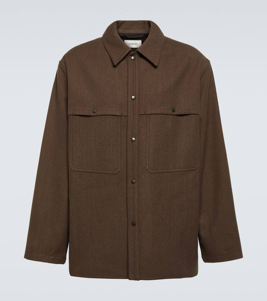 Lemaire Wool and cotton overshirt