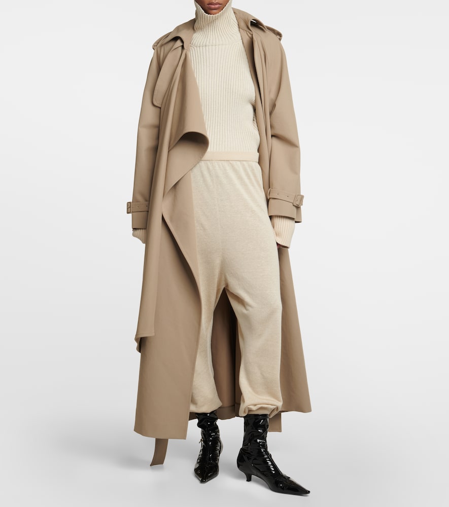 The Row Dalbero linen and silk tapered pants