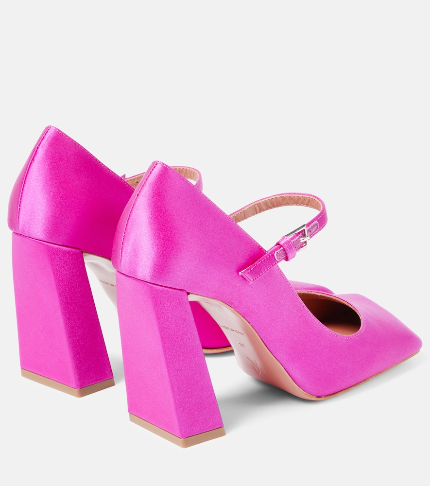 Charlotte 95 Satin Mary Jane Pumps