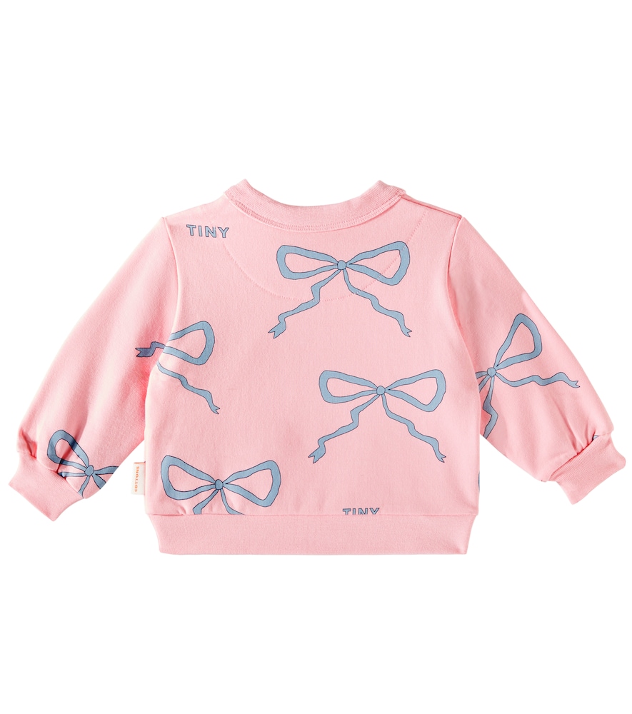  Tinycottons Tinycottons Baby Bows Printed Cotton-blend Sweatshirt 