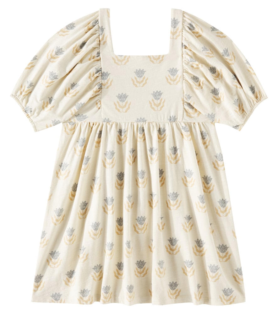  Rylee + Cru Rylee + Cru Brea Puff-sleeve Floral Cotton Dress 