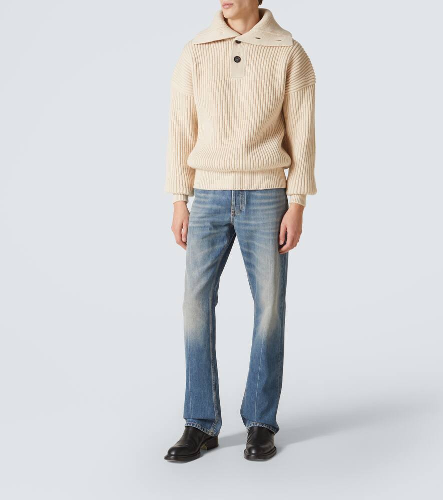 Alexander Mcqueen Alexander Mc Queen Faded Blue Jeans In Blue
