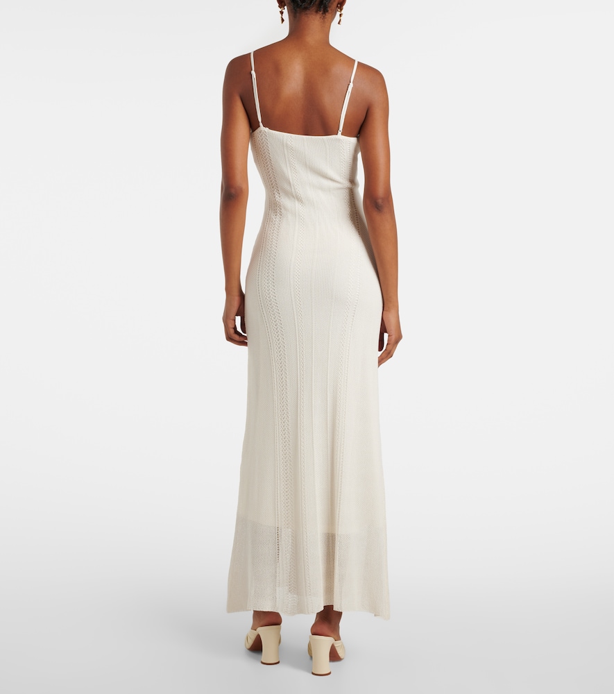  Faithfull Faithfull Midikleid Treillis Aus Einem Baumwollgemisch 