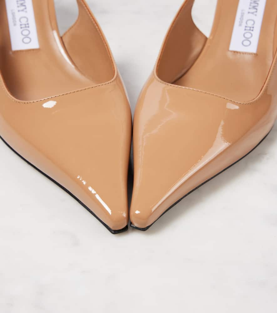 Jimmy Choo Slingback Dã©collet In Beige