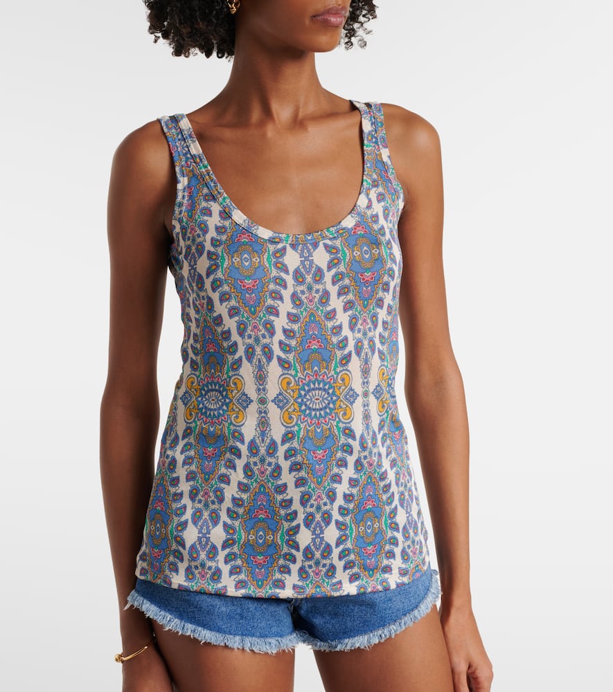 Etro Paisley-print Top In White