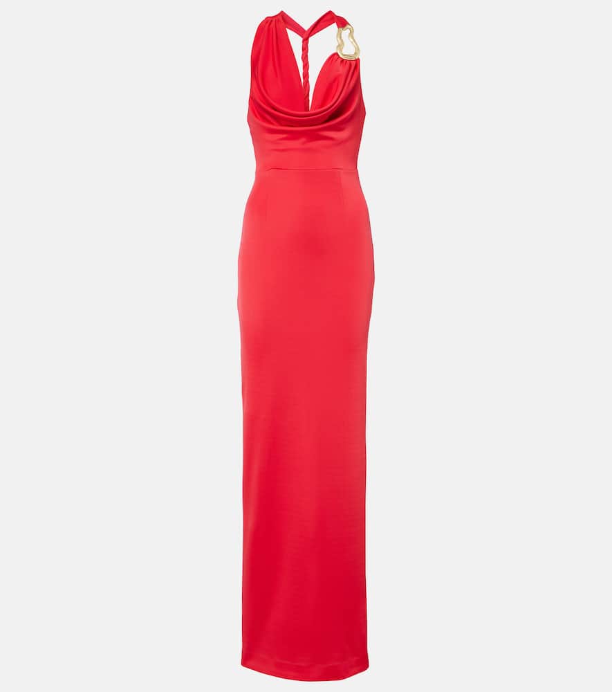 Carmine gown