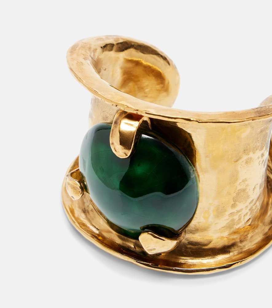 Saint Laurent Embellished Cuff Bracelet