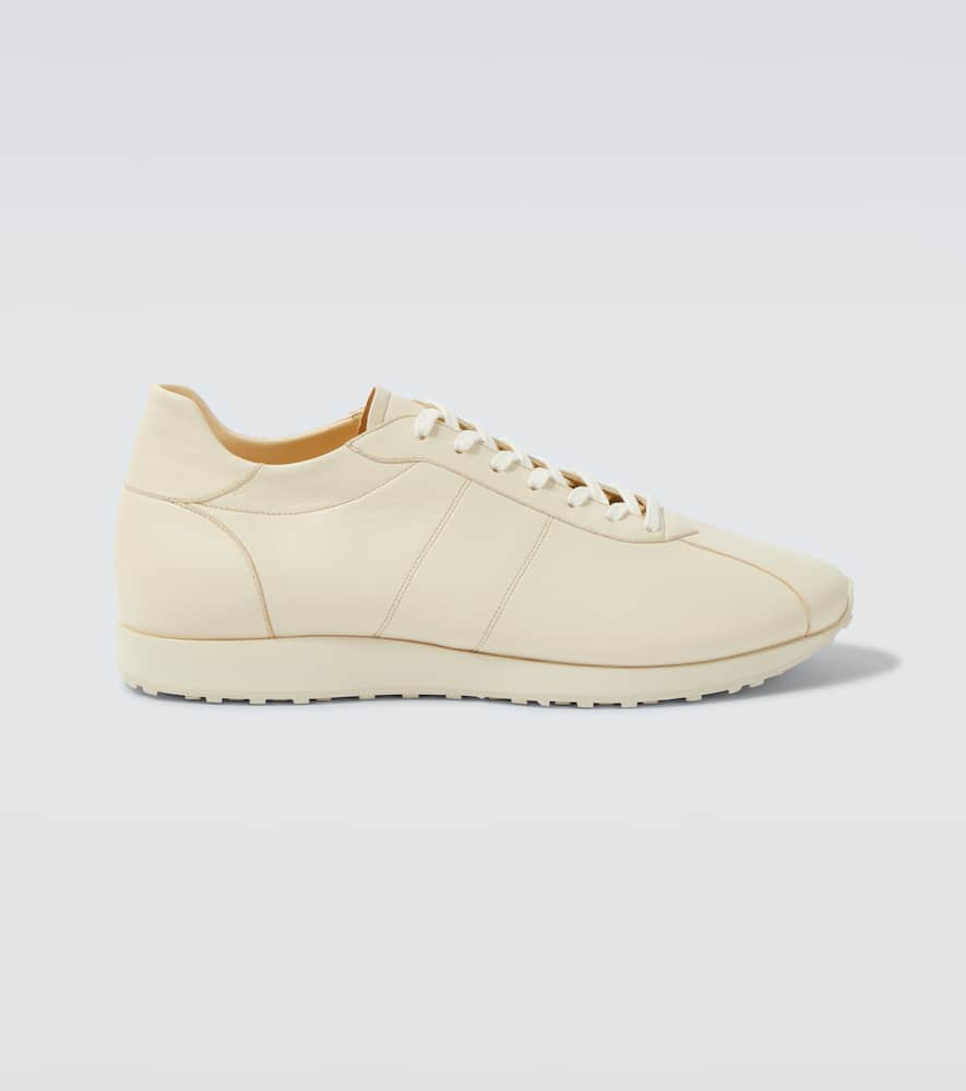 Mica leather sneakers