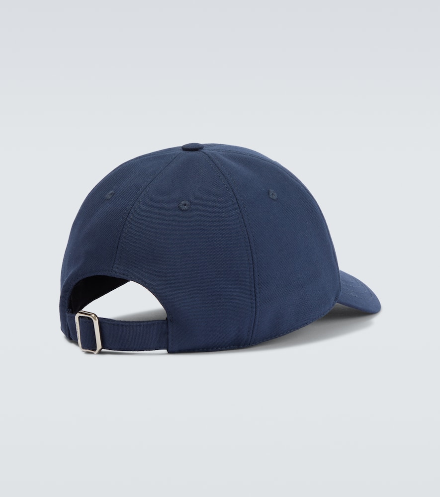 Givenchy Round Visor Cap With Prominent Logo In Blue