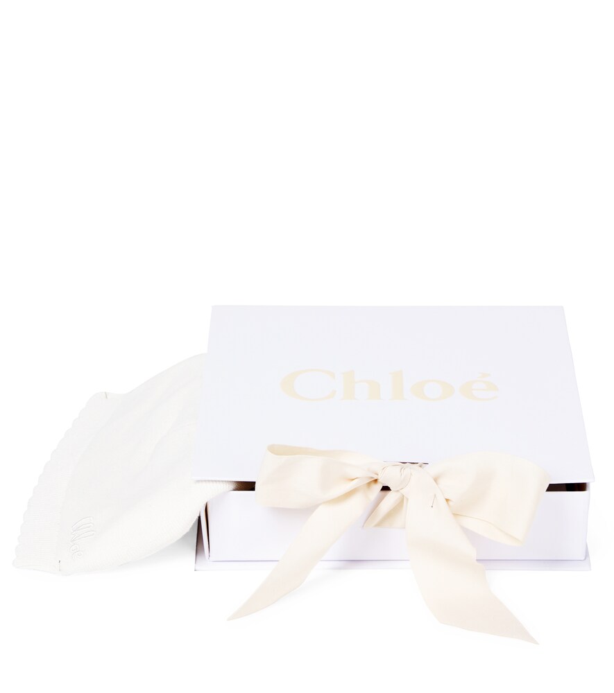  Chloe Kids Chloé Kids Baby Set Aus Mütze Und Schuhen 