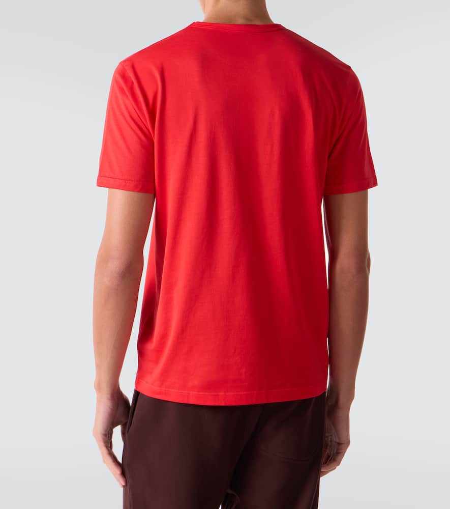 Sunspel Cotton Jersey T-shirt In Red