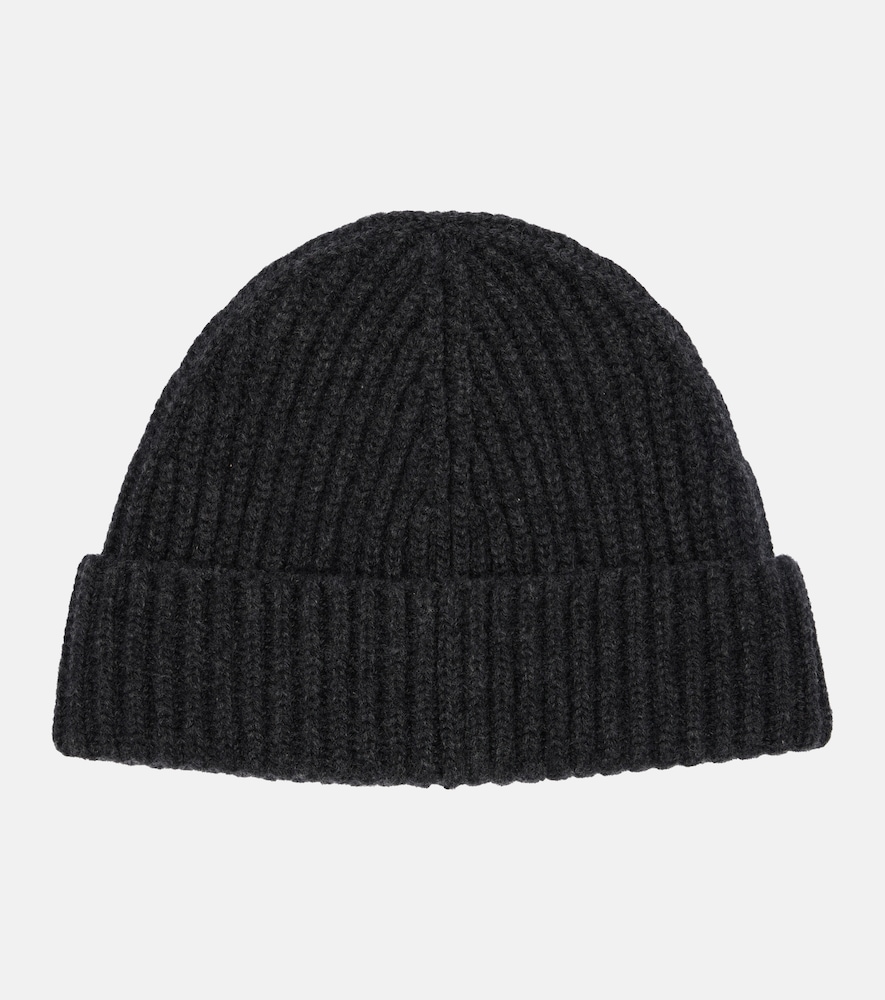  Loewe Loewe Anagram Ribbed-knit Cashmere Beanie 