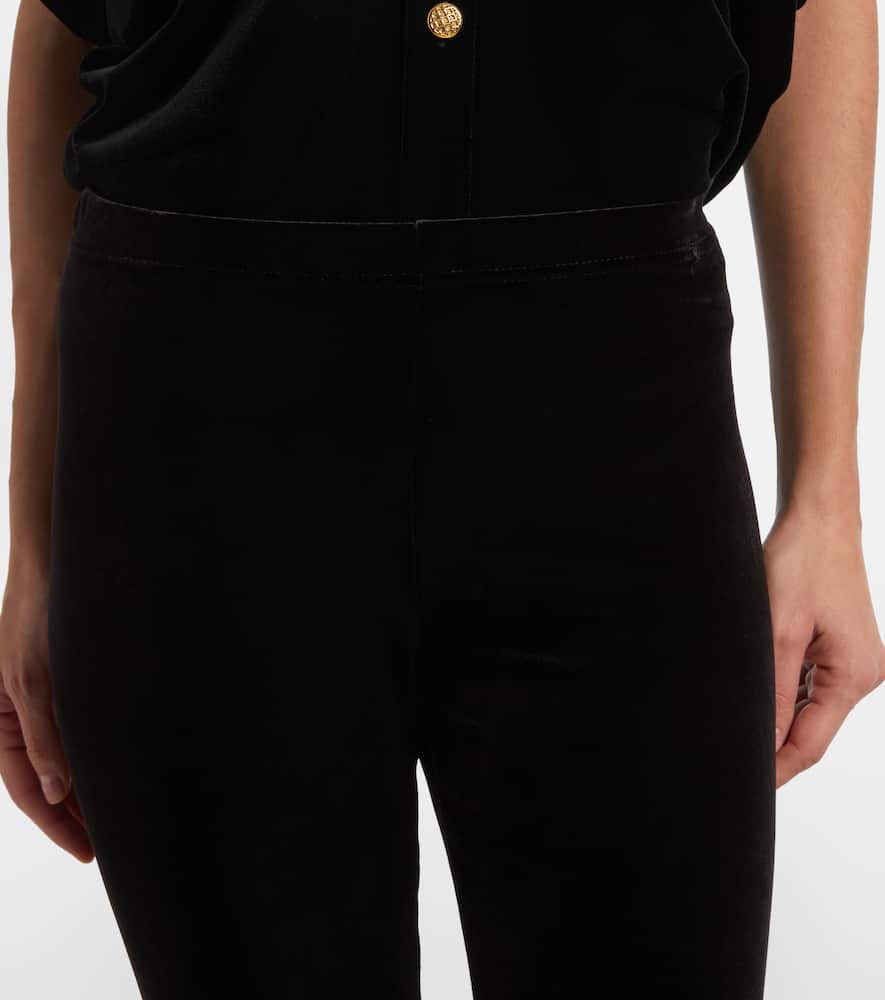 Junya Watanabe Jersey Slim Pants In Blue