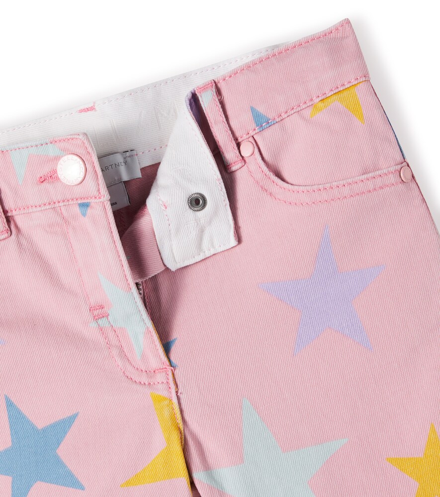  Stella Mccartney Kids Stella Mccartney Kids Bedruckte Jeansshorts 