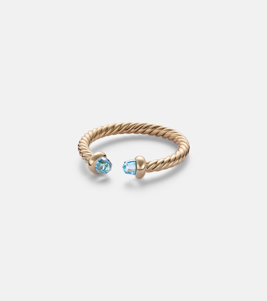 David Yurman Cablespira Micro 18kt gold ring with topaz | Thumbnail 5 David Yurman Cablespira Micro 18kt gold ring with topaz | Thumbnail 5