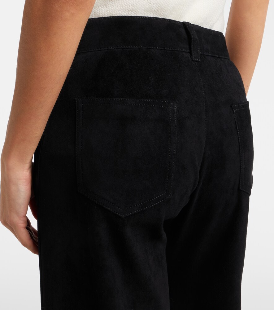 Stouls Stouls Weite Cropped-hose Lilou Aus Veloursleder 