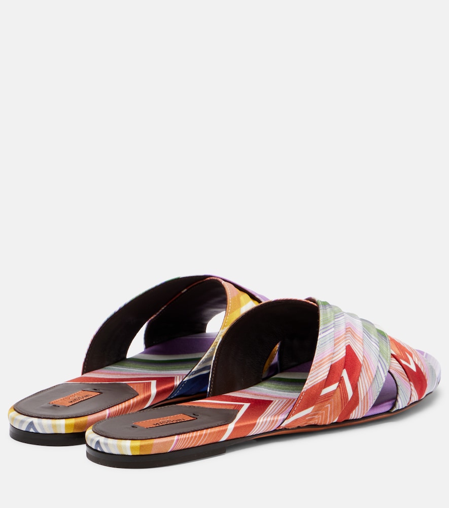  Missoni Missoni Ada Chevron Twill Slides 