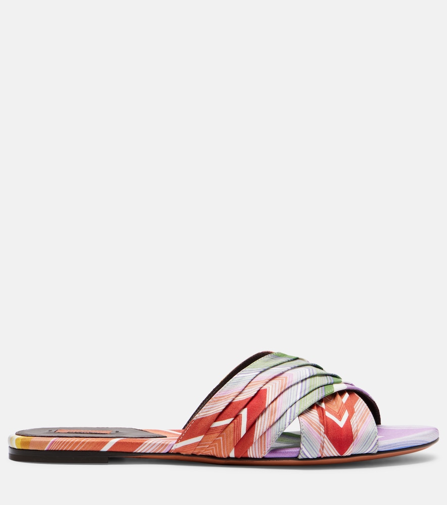  Missoni Missoni Ada Chevron Twill Slides 