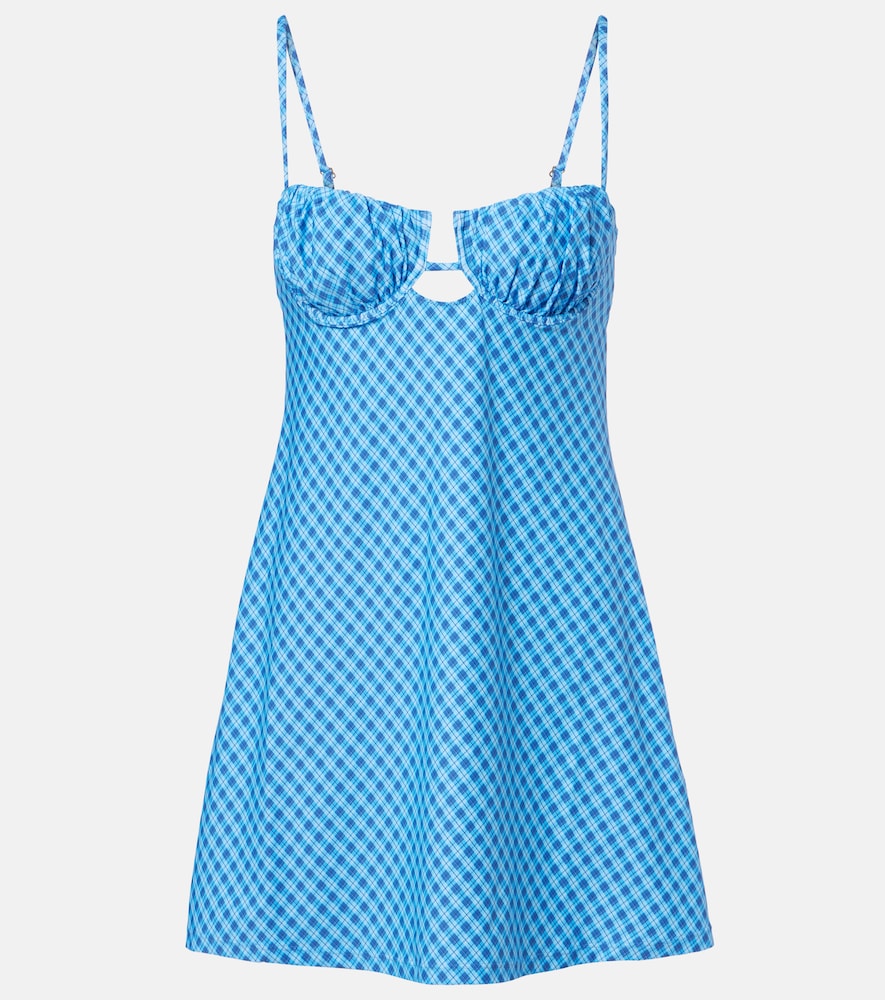 Montce Petal plaid minidress | Thumbnail 6 Montce Petal plaid minidress | Thumbnail 6