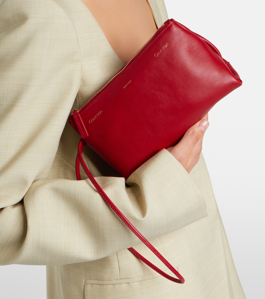 Calvin Klein Collection Essential Case Mini leather clutch