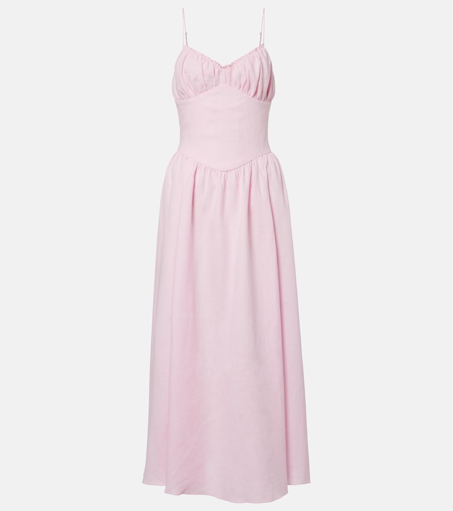 Faithfull Vares Linen Maxi Dress
