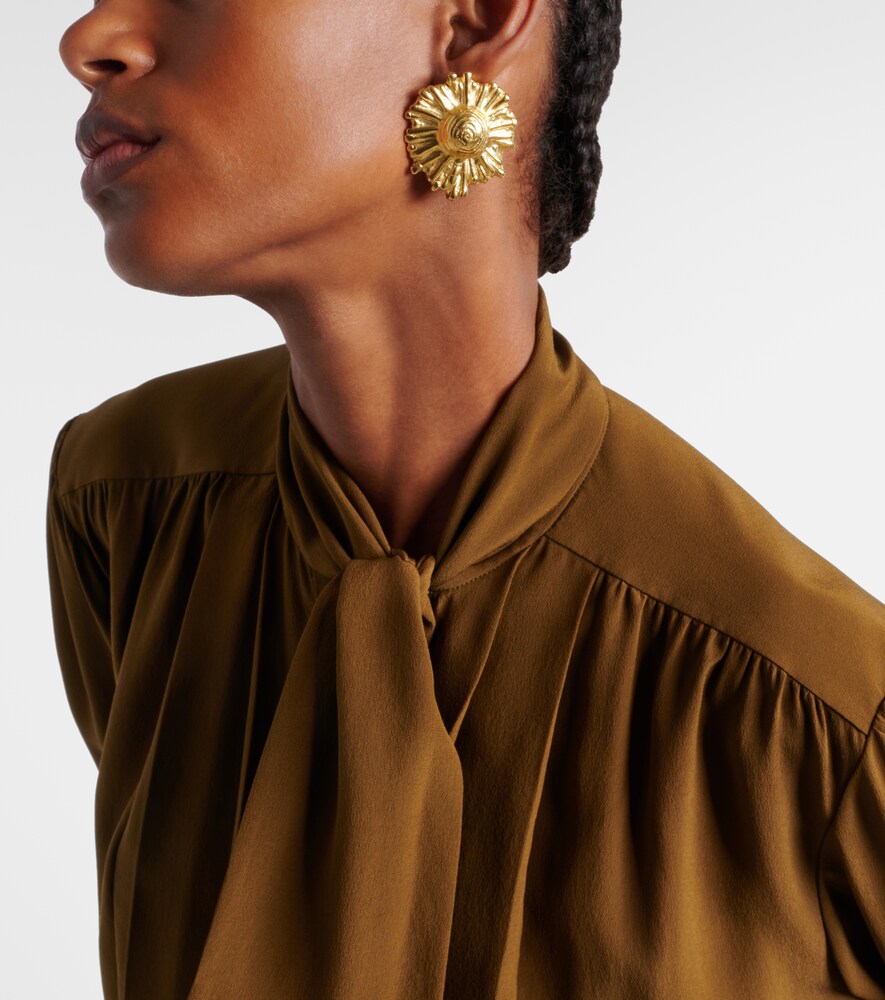 Ilios 24Kt Gold-Plated Earrings