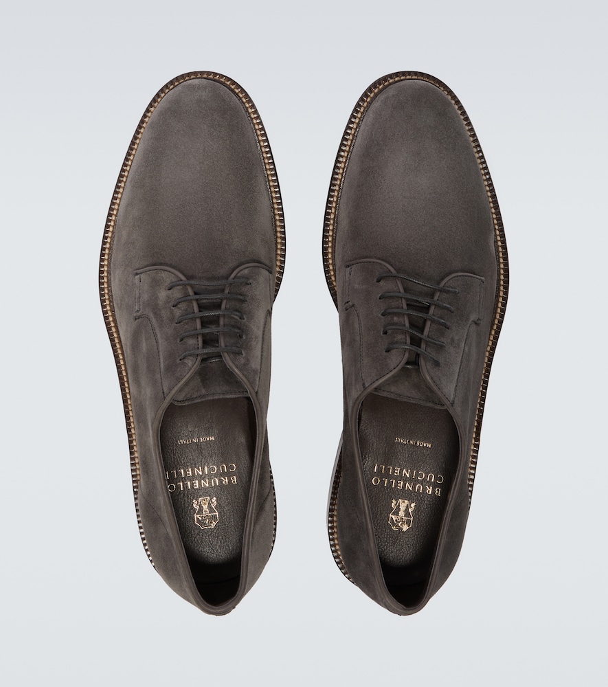  Brunello Cucinelli Brunello Cucinelli Schnürschuhe Aus Veloursleder 