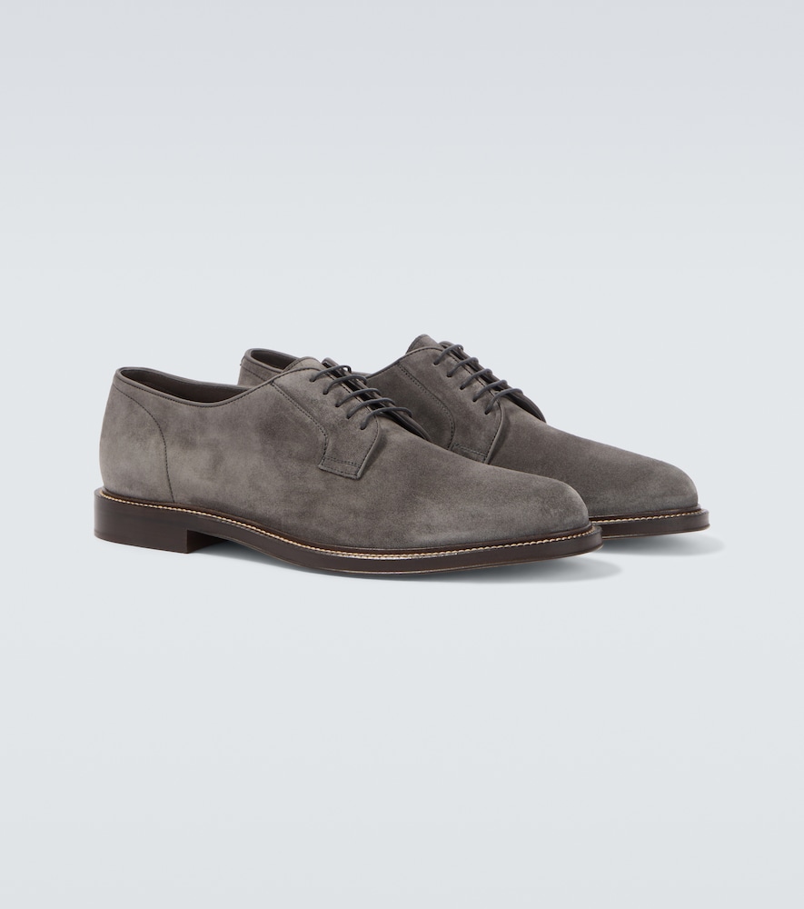  Brunello Cucinelli Brunello Cucinelli Schnürschuhe Aus Veloursleder 