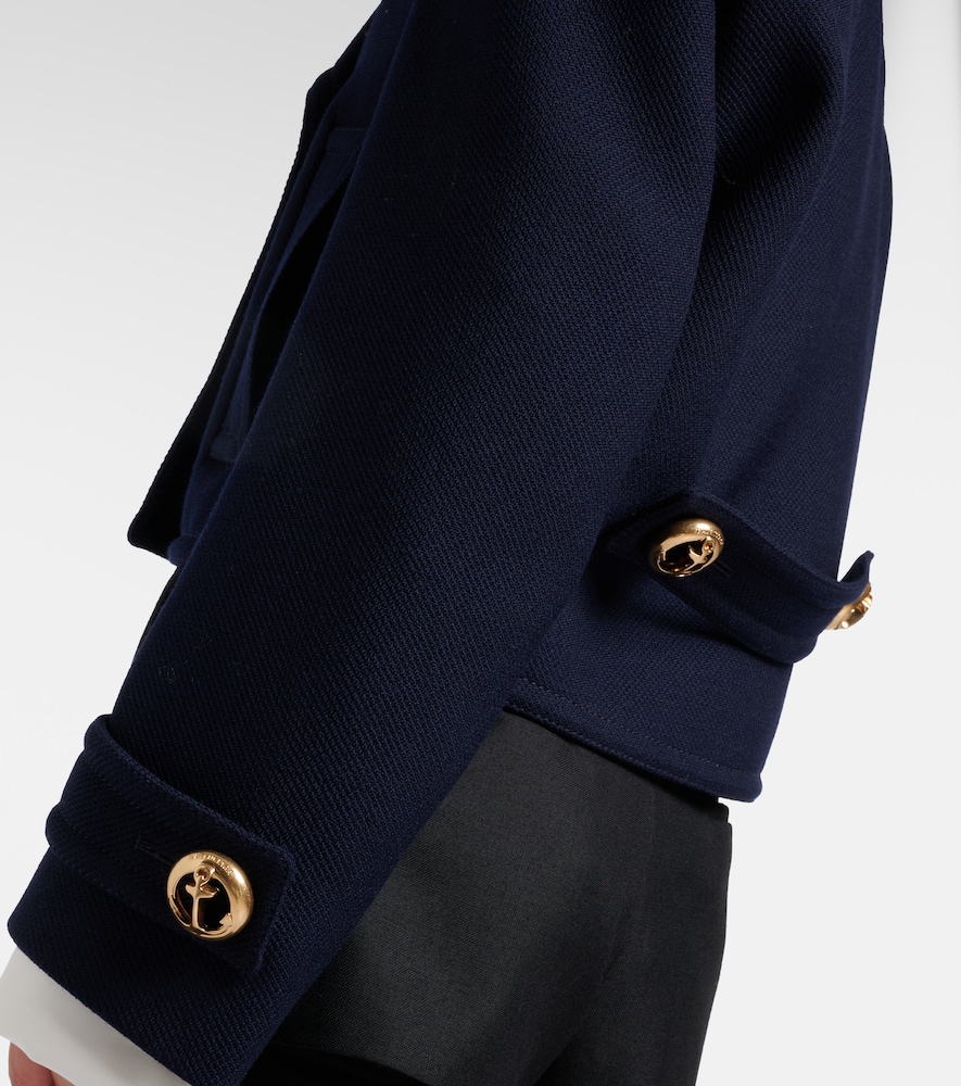 Balenciaga Balenciaga Double-breasted Wool Jacket 